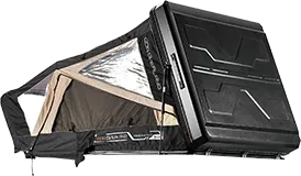 side open tent aluminum hard shell